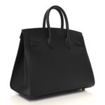 Epsom Birkin Sellier 25 Black（Golden Lock）