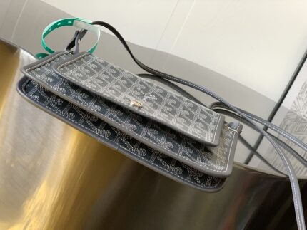 GOYARD Plumet Pocket Wallet-Grey