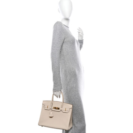 Togo Birkin 30 Craie（Golden Lock）