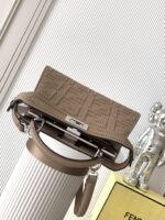 Fendi Peekaboo ISeeU Petite Leather Bag – Dual Style Elegance in Calfskin