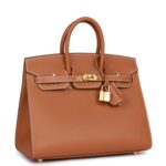 Hermès Birkin Sellier 25 Gold Epsom Gold Hardware