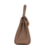 Hermès Kelly Retourne 25 Etoupe Togo Gold Hardware