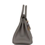 Hermès Birkin 25 Gris Meyer Togo Gold Hardware