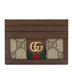 Gucci Ophidia GG card case 523159 Dark Coffee