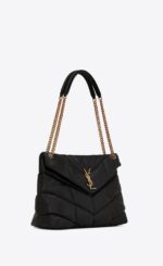 YSL Puffer Medium Chain Bag in Quilted Lambskin