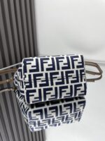 Fendi Roll Mini Basket – Chic Retro Charm in Monochrome Calfskin