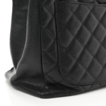 Chanel classic leather handbag black