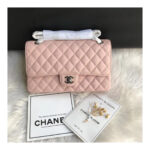 Chanel Caviar Calfskin Classic Flap Bag-Pink