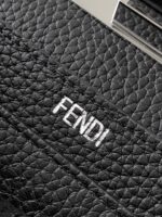 Fendi Peekaboo ISeeU Petite – Elegant Reversible Leather Bag with Iconic Handwoven Detail