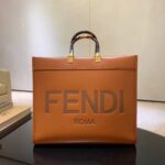 FENDI Luxurious Sunlight Tote – Premium Leather with Signature FF Hardware