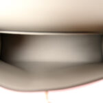 Chevre Mysore Horseshoe Mini Kelly Sellier 20 Rose Sakura Gris Perle