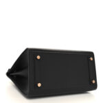 Epsom Birkin Sellier 25 Black（Golden Lock）