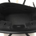 Epsom Birkin Sellier 25 Black（Golden Lock）
