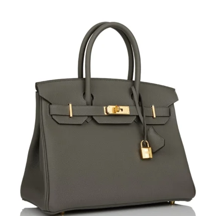 Hermès Birkin 30 Gris Meyer Togo Gold Hardware