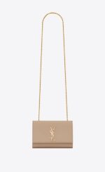 YSL Kate Small Chain Bag in Grain de Poudre Embossed Leather