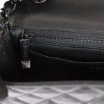 Chanel Mini Rectangular Flap Bag SO Black Lambskin Black Hardware for MR