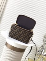 FENDI Vanity Mini Bag – Elegant FF Detailing with Leather Accents, Versatile Handheld & Shoulder Style