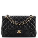 Chanel Classic Double Flap Bag Quilted Lambskin Jumbo