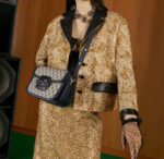 GUCCI HORSEBIT 1955 BAG in Blue/Beige