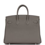 Hermès Birkin 25 Gris Meyer Togo Palladium Hardware