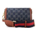 GUCCI MINI HORSEBIT 1955 DENIM BAG IN Denim