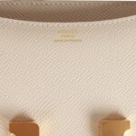 Hermès Constance 1-18 Craie Epsom Gold Hardware