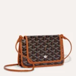 GOYARD Plumet Pocket Wallet-Black & Tan