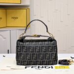 Fendi Vintage Monogram Boxy Bag – Timeless Elegance in Signature Canvas