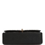Chanel Small Classic Double Flap Black Caviar Gold Hardware
