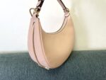 FENDI Graphy Crescent Bag 56853 – Nude Leather Edition