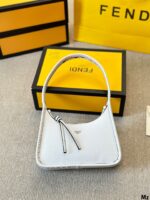 Fendessence Crescent Bag in Cuoio Romano Leather – Signature Handmade Luxury