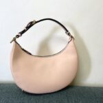 FENDI Graphy Crescent Bag 56853 – Nude Leather Edition