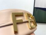 FENDI Graphy Crescent Bag 56853 – Nude Leather Edition