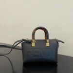 Fendi Mini ByTheWay Bag – Smooth Calfskin with Tortoiseshell Handle, Chic & Playful
