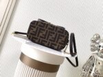 FENDI Vanity Mini Bag – Elegant FF Detailing with Leather Accents, Versatile Handheld & Shoulder Style