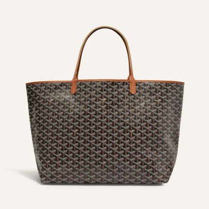 GOYARD Saint Louis GM Bag-Black & Tan