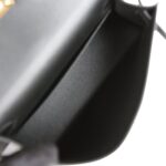 Hermès Kelly Sellier 20 Black Epsom Gold Hardware