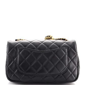 Chanel Pearl Crush Flap Bag Quilted Lambskin Mini 1