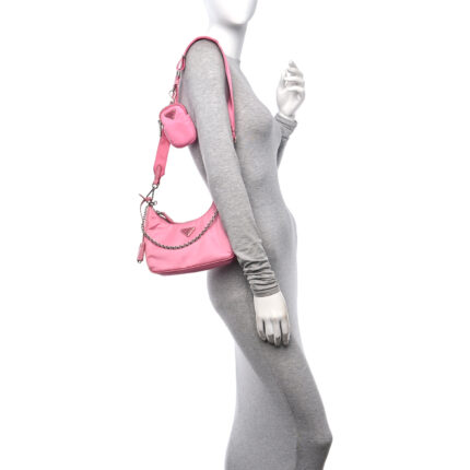 Nylon Re-Edition 2005 Shoulder Bag Begonia