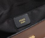 FENDI Style 80020 Red Leather Chain Mini Flap Bag