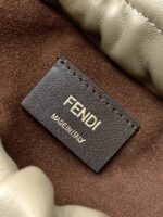 Fendi Mamma Baguette – Soft Lambskin Luxury Bag in Elegant Neutral Tone