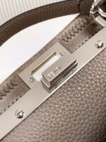 Fendi Peekaboo ISeeU Petite – Double-F Logo Handcrafted Leather Bag in Elegant Calfskin