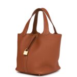 Hermès Picotin Lock 22 Gold Clemence Gold Hardware