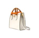 GUCCI DIANA MINI TOTE IN WHITE