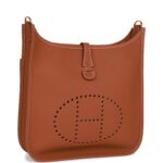 Hermès Evelyne III PM Gold Clemence Gold Hardware