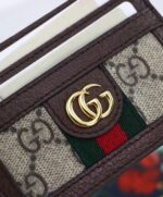 Gucci Ophidia GG card case 523159 Dark Coffee