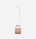 MINI LADY DIOR BAG Blush Cannage Lambskin
