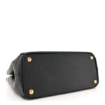 Saffiano Small Galleria Double Zip Tote Black