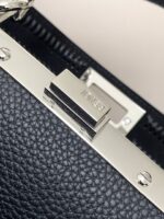 Fendi Peekaboo ISeeU Petite – Elegant Reversible Leather Bag with Iconic Handwoven Detail