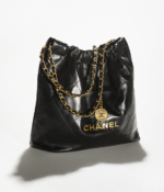 CHANEL Small 22 HANDBAG - Black & White Leather